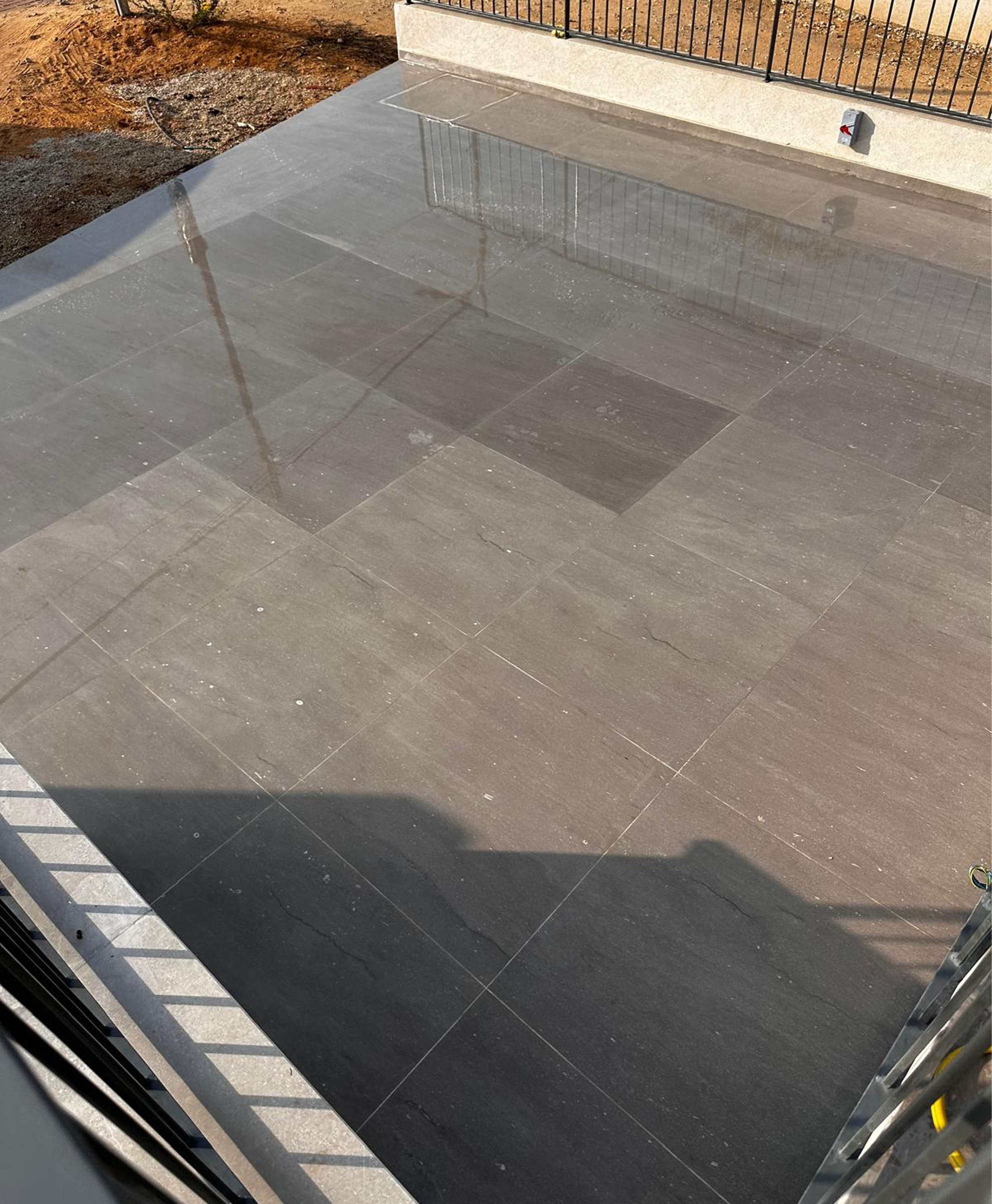 ניקיון לפני אכלוס וילה שנבנתה - תמונה אחרי